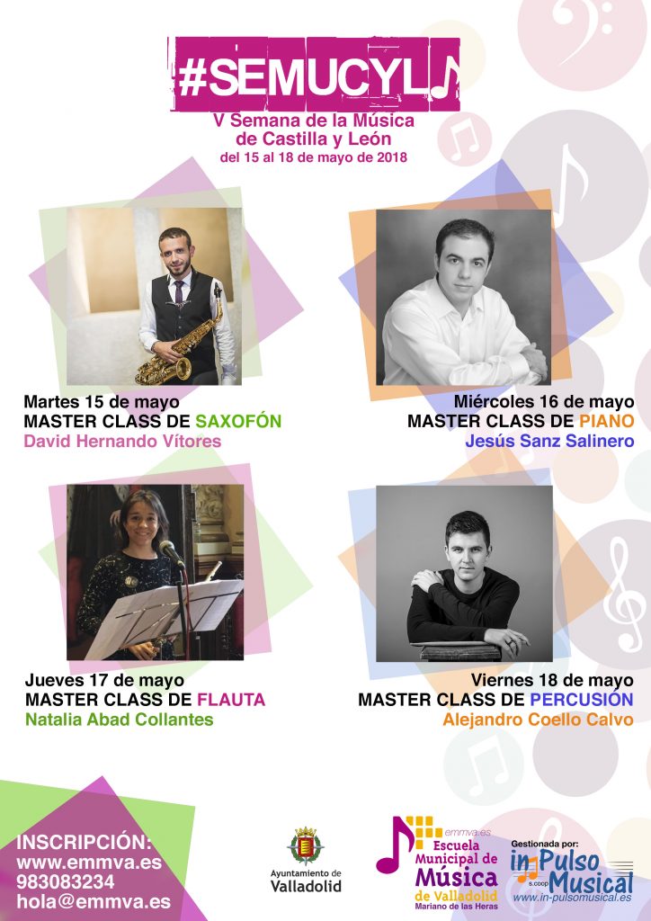 cartel v semucyl escuela municipal de música de valladolid
