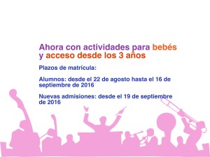 emmva apertura matrícula Escuela Municipal de Música de Valladolid