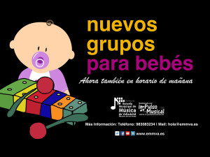 nuevos grupos bebes en escuela municipal de musica de valladolid