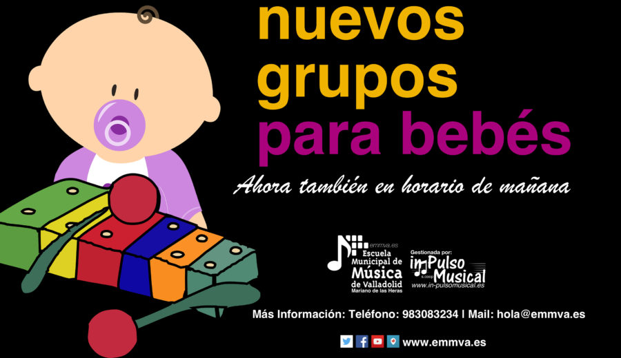 nuevos grupos bebes en escuela municipal de musica de valladolid