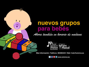 nuevos grupos bebes en escuela municipal de musica de valladolid