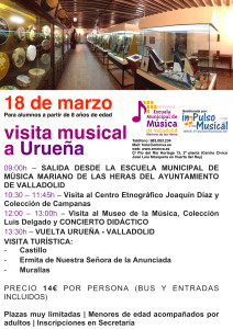 Visita Musical a Urueña de la Escuela Municipal de Música de Valladolid