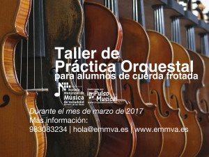 taller práctica orquestal escuela municipal de música de valladolid