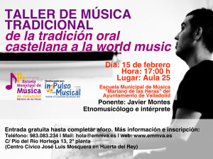 Taller Música Tradicional Escuela Municipal de Música de Valladolid
