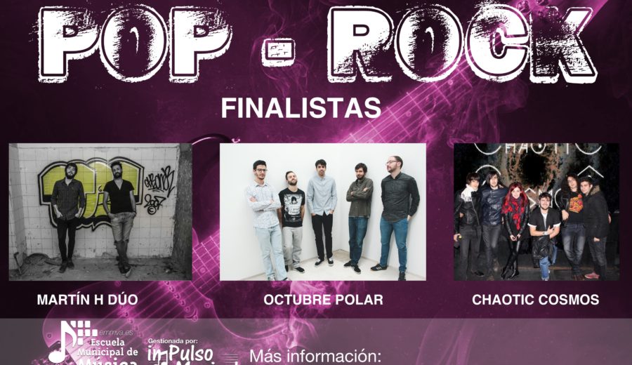 Finalistas Concurso Bandas Pop Rock Escuela Música Valladolid