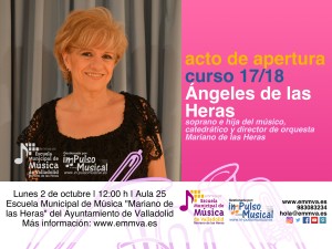 Acto apertura curso 17-18 Escuela Municipal de Música de Valladolid