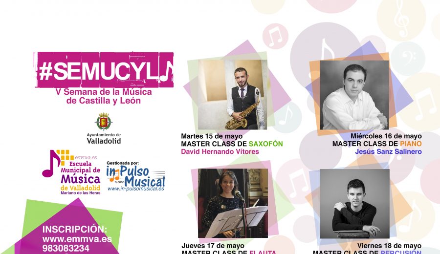 Cartel V Semucyl Escuela Municipal de Música de Valladolid