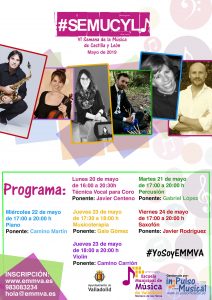 cartel semucyl Escuela Municipal de Música de Valladolid